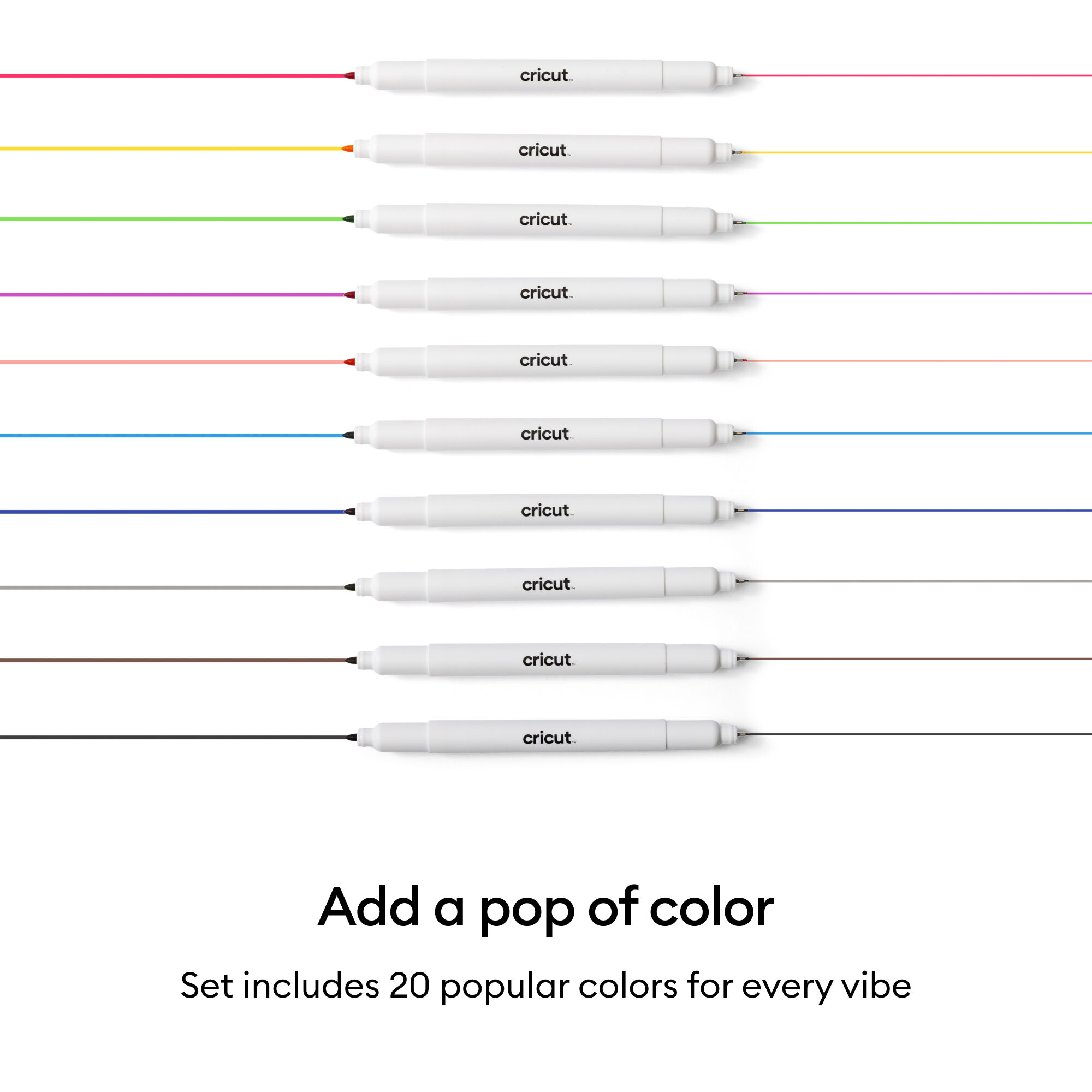 Cricut Joy™ Dual-Sided Markers, Ultimate Set (20 ct) | Cricut Shop